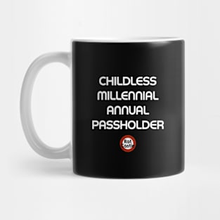 Childless Millennial Annual Passholder Mug